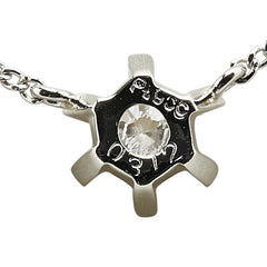 Pt900 プラチナ Pt850 プラチナ ダイヤ0.312ct プチ ネックレス レディース 【中古】