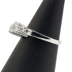 Pt900 プラチナ ダイヤ0.50ct リング 指輪 レディース 11号 【中古】