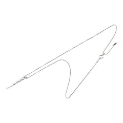 K18WG ホワイトゴールド ダイヤ0.36ct ペンダントネックレス レディース 【中古】