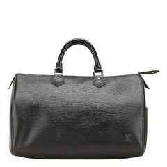 ルイ ヴィトン エピ スピーディ40 ハンドバッグ ボストンバッグ M42982 ノワール ブラック レザー レディース LOUIS VUITTON 【中古】