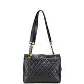 シャネル マトラッセ チェーン トートバッグ ワンショルダーバッグ ブラック ラムスキン レディース CHANEL 【中古】