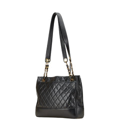 シャネル マトラッセ チェーン トートバッグ ワンショルダーバッグ ブラック ラムスキン レディース CHANEL 【中古】