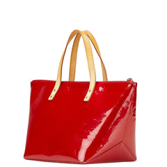 ルイ ヴィトン モノグラム ヴェルニ ベルヴューPM ハンドバッグ M93583 ポムダムール レッド パテントレザー レディース LOUIS VUITTON 【中古】