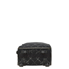 シャネル 旧トラベルライン キャリーバッグ ブラック ナイロン レディース CHANEL 【中古】