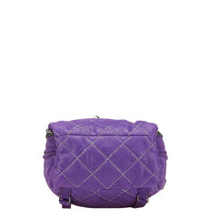 ステラマッカートニー リュック バックパック パープル ポリエステル レザー レディース Stella McCartney 【中古】