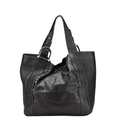 グッチ トートバッグ ショルダーバッグ 257051 ブラック レザー パイソン レディース GUCCI 【中古】