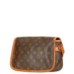 ルイ ヴィトン モノグラム ソローニュ ショルダーバッグ M42250 ブラウン PVC レザー レディース LOUIS VUITTON 【中古】