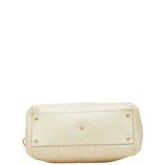 グッチ グッチシマ ハンドバッグ 282299 アイボリー ホワイト レザー レディース GUCCI 【中古】