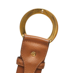 ブルガリ ブルガリブルガリ ロゴバックル ベルト サイズ:105/42 ブラウン レザー メンズ BVLGARI 【中古】