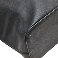 マイケルコース ジェットセット トートバッグ ブラック レザー レディース Michael Kors 【中古】