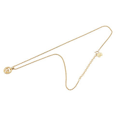 ディオール CDロゴ ネックレス ゴールド メッキ レディース Dior 【中古】