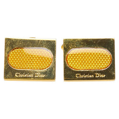 ディオール カフス カフリンクス ゴールド メッキ メンズ Dior 【中古】