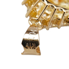 K18YG イエローゴールド ダイヤ1.04ct ペンダントトップ レディース 【中古】