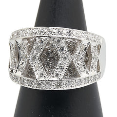 Pt900 プラチナ ダイヤ1.00ct リング 指輪 レディース 12.5号 【中古】