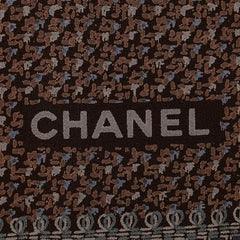 シャネル スカーフ ブラウン マルチカラー シルク レディース CHANEL 【中古】