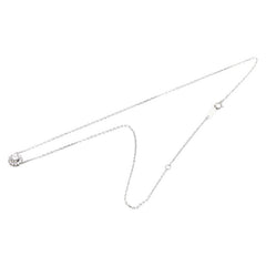 Pt900 プラチナ Pt850 プラチナ ダイヤ0.39ct ダイヤ0.18ct ペンダントネックレス レディース 【中古】