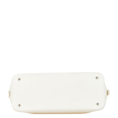 バーバリー ノバチェック ボストンバッグ ハンドバッグ ベージュ ホワイト キャンバス レザー レディース BURBERRY 【中古】