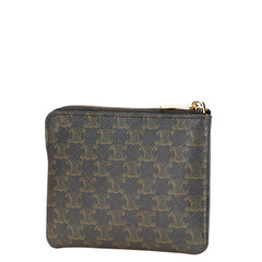 セリーヌ トリオンフ コインケース ブラウン PVC レディース CELINE 【中古】