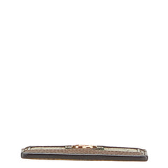 グッチ GGスプリーム オフィディア カードケース 523159 ベージュ ブラウン PVC レザー レディース GUCCI 【中古】