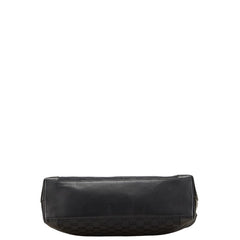 グッチ GGキャンバス ハンドバッグ 33890 ブラック キャンバス レザー レディース GUCCI 【中古】