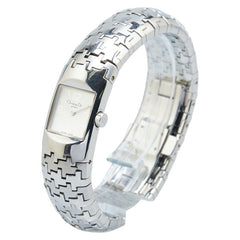 ディオール ディオリフィック 腕時計 D96-100 クオーツ シルバー文字盤 ステンレススチール レディース Dior 【中古】