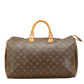 ルイ ヴィトン モノグラム スピーディ40 ハンドバッグ ボストンバッグ トラベルバッグ M41522 ブラウン PVC レザー レディース LOUIS VUITTON 【中古】