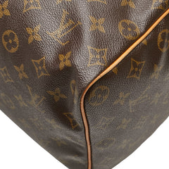 ルイ ヴィトン モノグラム スピーディ40 ハンドバッグ ボストンバッグ トラベルバッグ M41522 ブラウン PVC レザー レディース LOUIS VUITTON 【中古】