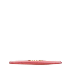 プラダ 名刺入れ カードケース 1M0208 ピンク レザー レディース PRADA 【中古】