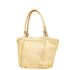 グッチ グッチシマ アビー ハンドバッグ ショルダーバッグ 211982 イエロー レザー レディース GUCCI 【中古】