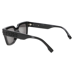 フェンディ ロゴ サングラス FE40078F ブラック プラスチック レディース FENDI 【中古】