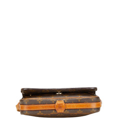 ルイ ヴィトン モノグラム サンジェルマン24 斜め掛け ショルダーバッグ M51210 ブラウン PVC レザー レディース LOUIS VUITTON 【中古】