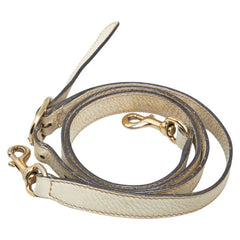 グッチ ショルダーストラップ オフホワイト レザー レディース GUCCI 【中古】