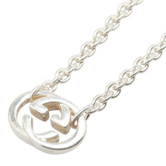 グッチ インターロッキングG チェーン ネックレス 190489 J8400 8106 SV925 シルバー レディース GUCCI 【中古】