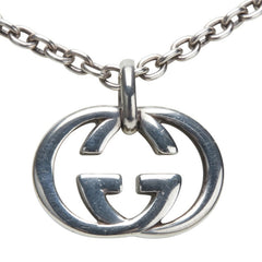 グッチ インターロッキングG ネックレス SV925 シルバー レディース GUCCI 【中古】