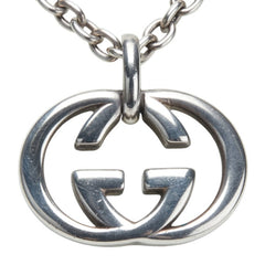 グッチ インターロッキングG ネックレス SV925 シルバー レディース GUCCI 【中古】
