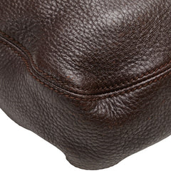ボッテガヴェネタ イントレチャート ショルダーバッグ ブラウン レザー レディース BOTTEGAVENETA 【中古】