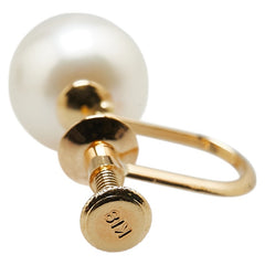 K18YG イエローゴールド アコヤパール7.6mm イヤリング レディース 【中古】