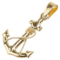 K18YG イエローゴールド アンカー イカリ モチーフ ペンダントトップ レディース 【中古】