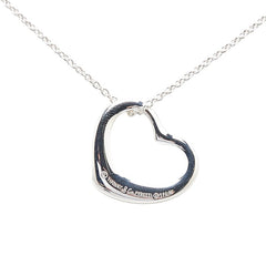 ティファニー エルサ ペレッティ オープンハート ネックレス SV925 シルバー レディース TIFFANY&Co. 【中古】