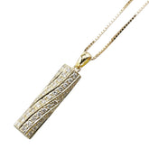 K18YG イエローゴールド ダイヤ0.73ct ペンダントネックレス レディース 【中古】