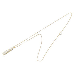 K18YG イエローゴールド ダイヤ0.73ct ペンダントネックレス レディース 【中古】