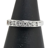 Pt900 プラチナ ダイヤ0.17ct リング 指輪 レディース 8.5号 【中古】