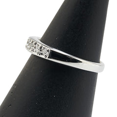 Pt900 プラチナ ダイヤ0.17ct リング 指輪 レディース 8.5号 【中古】