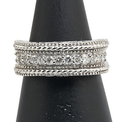 K9 ホワイトゴールド ダイヤ0.33ct パラホワイト リング 指輪 レディース 9.5号 【中古】