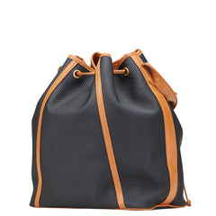 サンローラン ショルダーバッグ ブラック ブラウン ナイロン レザー レディース SAINT LAURENT 【中古】