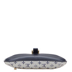 ルイ ヴィトン モノグラム ミニ ラン アンソフィ ポーチ 小物入れ M92697 グレー ネイビー キャンバス レザー レディース LOUIS VUITTON 【中古】