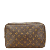 ルイ ヴィトン モノグラム トゥルーストワレット 28 セカンドバッグ クラッチバッグ M47522 ブラウン PVC レディース LOUIS VUITTON 【中古】