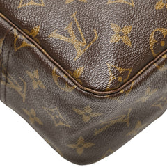 ルイ ヴィトン モノグラム トゥルーストワレット 28 セカンドバッグ クラッチバッグ M47522 ブラウン PVC レディース LOUIS VUITTON 【中古】