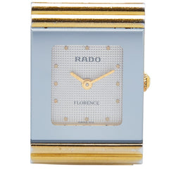 ラドー フローレンス 腕時計 963.3682.2 クオーツ シルバー文字盤 ステンレススチール メッキ レディース RADO 【中古】