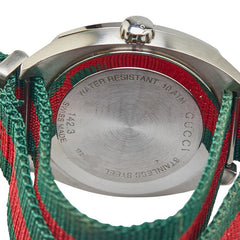 グッチ GG2570 腕時計 142.3 クオーツ ブラック文字盤 ステンレススチール レディース GUCCI 【中古】